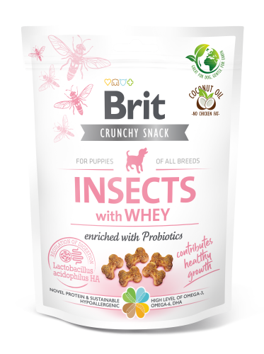 Brit® Snack Crunchy Cracker Puppy Insects with Whey