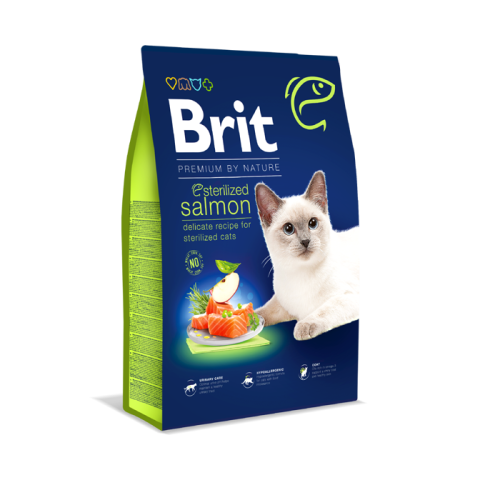 Brit Premium By Nature® Cat Sterilized Salmon