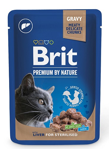 Brit Premium By Nature® Cat Pouches Liver Sterilised